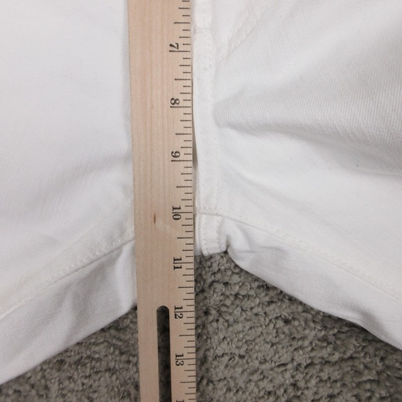 Bonobos Jeans Mens 33x28 White Tailored Fit Tapered Zip Fly Light Denim Pants - Picture 5 of 11